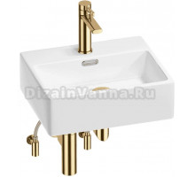 Комплект 5 в 1 Wellsee Graceful Pro 201004573 глянцевый белый, золото