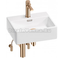 Комплект 5 в 1 Wellsee Graceful Pro 201004574 глянцевый белый, розовое золото