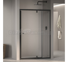 Душевая дверь в нишу RGW Passage PA-02-B 120 см, профиль черный, стекло прозрачное