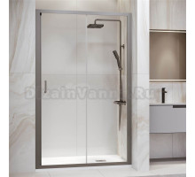 Душевая дверь в нишу RGW Passage PA-14 Gr 140 см, профиль серый, стекло прозрачное