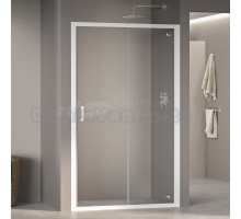 Душевая дверь в нишу RGW Passage PA-14 W 130 см, профиль белый, стекло прозрачное
