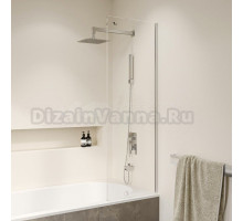 Шторка на ванну RGW Screens SC-056-8 50 см, профиль хром, стекло прозрачное