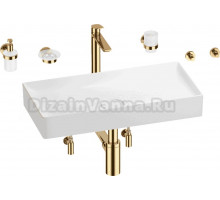 Комплект 9 в 1 Wellsee Pure BY Wellsee 201006453 белый, золото