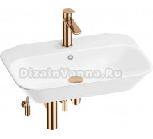 Комплект 5 в 1 Wellsee Eclatant 201005419 глянцевый белый, розовое золото