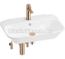 Комплект 5 в 1 Wellsee Eclatant 201005424 глянцевый белый, розовое золото