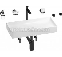 Комплект 9 в 1 Wellsee Pure BY Wellsee 201006472 белый, черный матовый