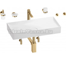 Комплект 9 в 1 Wellsee Pure BY Wellsee 201006478 белый, золото