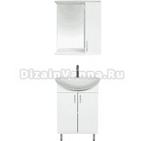 Мебель для ванной комнаты Orange Samara 50 белый глянец