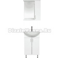 Мебель для ванной комнаты Orange Samara 45 белый глянец