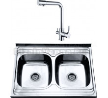 Комплект Мойка РМС MG6 + Смеситель BOOU 91401