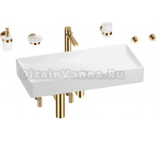 Комплект 9 в 1 Wellsee Pure BY Wellsee 201006538 белый, золото