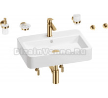 Комплект 9 в 1 Wellsee Halcyon 201006553 белый, золото