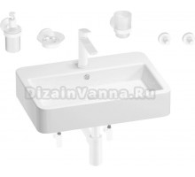 Комплект 9 в 1 Wellsee Halcyon 201006555 белый, матовый белый