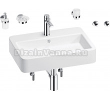 Комплект 9 в 1 Wellsee Halcyon 201006556 белый, хром