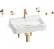 Комплект 9 в 1 Wellsee Halcyon 201006558 белый, золото