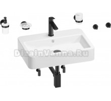 Комплект 9 в 1 Wellsee Halcyon 201006562 белый, черный матовый