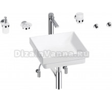 Комплект 9 в 1 Wellsee Doux 201005991 глянцевый белый, хром