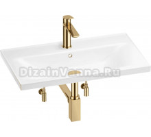 Комплект 5 в 1 Wellsee FreeDom 201004988 глянцевый белый, золото