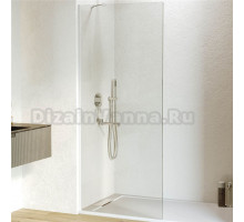 Душевая перегородка RGW Walk In WA-110W 100x195 см, профиль матовый белый, стекло прозрачное