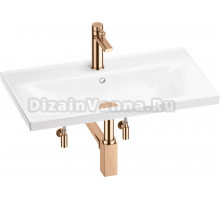 Комплект 5 в 1 Wellsee FreeDom 201004994 глянцевый белый, розовое золото