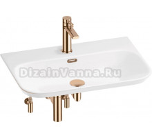 Комплект 5 в 1 Wellsee Eclatant 2.0 201005474 глянцевый белый, розовое золото