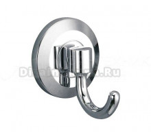 Крючок D-lin D201853-1 хром, на шурупах