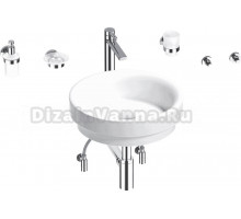 Комплект 9 в 1 Wellsee Doux 201006031 глянцевый белый, хром