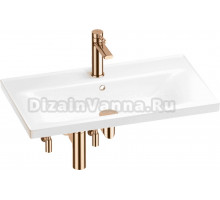 Комплект 5 в 1 Wellsee FreeDom 201005024 глянцевый белый, розовое золото