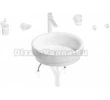 Комплект 9 в 1 Wellsee Doux 201006035 глянцевый белый, матовый белый