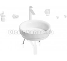 Комплект 9 в 1 Wellsee Doux 201006050 глянцевый белый, матовый белый