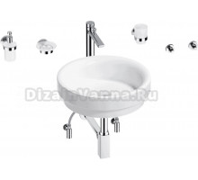 Комплект 9 в 1 Wellsee Doux 201006051 глянцевый белый, хром