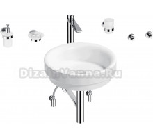 Комплект 9 в 1 Wellsee Doux 201006066 глянцевый белый, хром