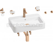 Комплект 9 в 1 Wellsee Halcyon 201006569 белый, розовое золото