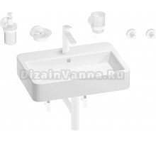 Комплект 9 в 1 Wellsee Halcyon 201006575 белый, матовый белый