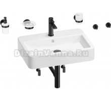 Комплект 9 в 1 Wellsee Halcyon 201006577 белый, черный матовый