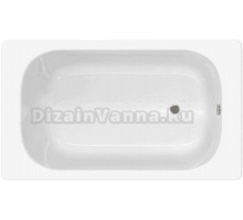 Стальная ванна Teymi Lina 120x70 см, пристенная, белая, на ножках