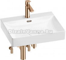 Комплект 5 в 1 Wellsee DeSire 201005519 глянцевый белый, розовое золото