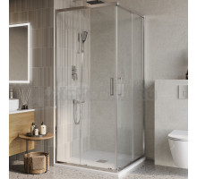 Душевой уголок BelBagno Luce A-2-90-C-Cr 90x90, профиль хром, стекло прозрачное