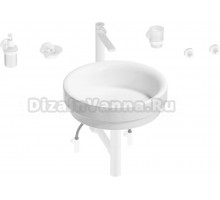 Комплект 9 в 1 Wellsee Doux 201006075 глянцевый белый, матовый белый