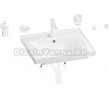 Комплект 10 в 1 Wellsee FreeDom 201006970 глянцевый белый, матовый белый