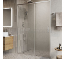 Душевая дверь в нишу BelBagno Luce BF-1-140-C-Cr профиль хром, стекло прозрачное