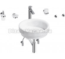 Комплект 9 в 1 Wellsee Doux 201006086 глянцевый белый, хром