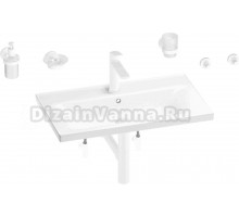 Комплект 10 в 1 Wellsee FreeDom 201007025 глянцевый белый, матовый белый
