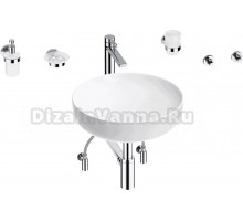 Комплект 9 в 1 Wellsee Chalice Perfection 201006131 глянцевый белый, хром