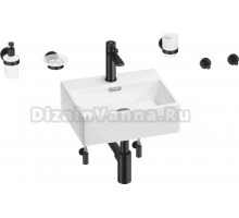 Комплект 9 в 1 Wellsee Graceful Pro 201006607 белый, черный матовый