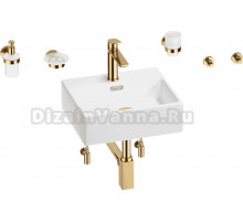 Комплект 9 в 1 Wellsee Graceful Pro 201006613 белый, золото