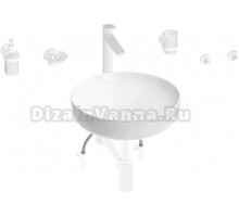 Комплект 9 в 1 Wellsee Chalice Perfection 201006150 глянцевый белый, матовый белый