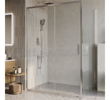 Душевой уголок BelBagno Luce AH-1-140/100-C-Cr профиль хром, стекло прозрачное