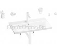 Комплект 10 в 1 Wellsee FreeDom 201007030 глянцевый белый, матовый белый