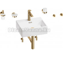 Комплект 9 в 1 Wellsee Graceful Pro 201006623 белый, золото